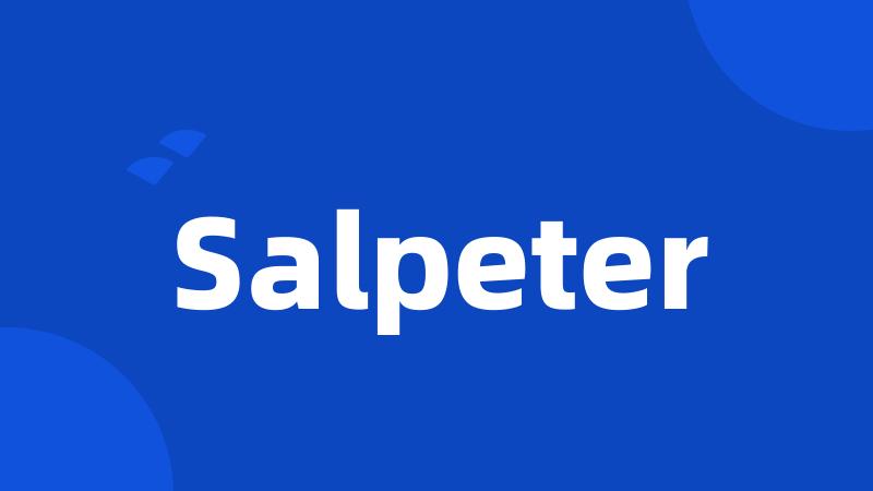 Salpeter