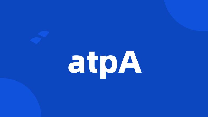 atpA