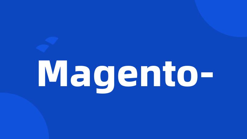 Magento-