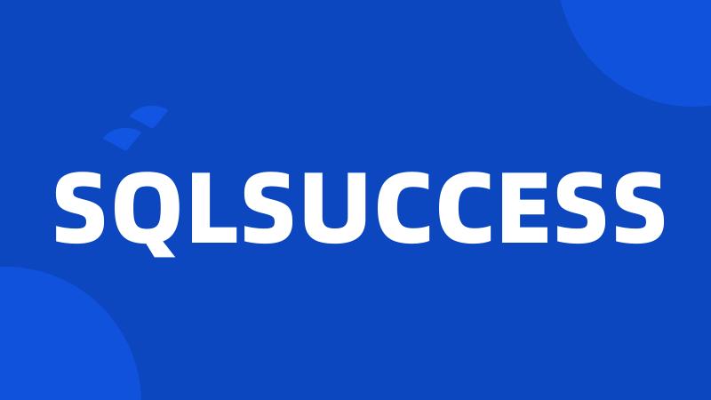 SQLSUCCESS