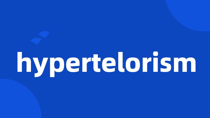 hypertelorism