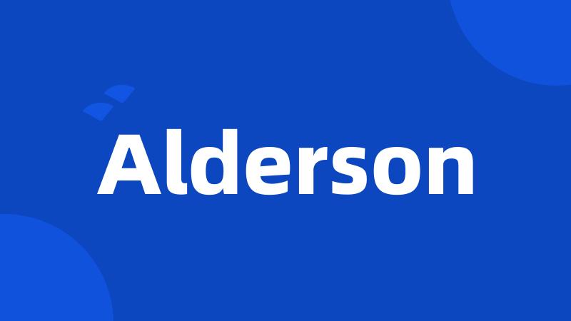 Alderson