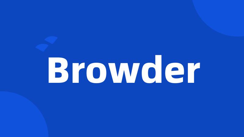 Browder