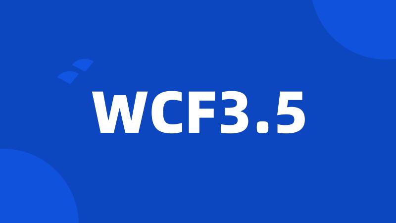 WCF3.5