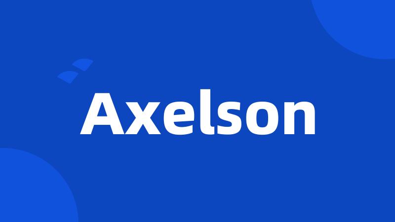 Axelson