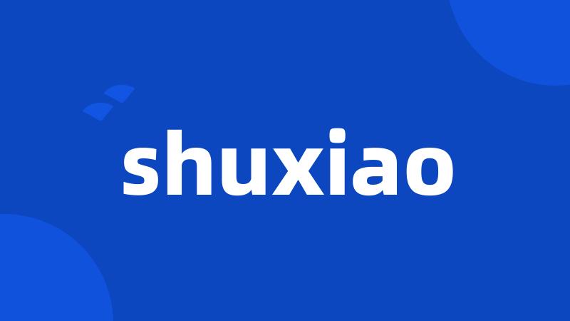 shuxiao