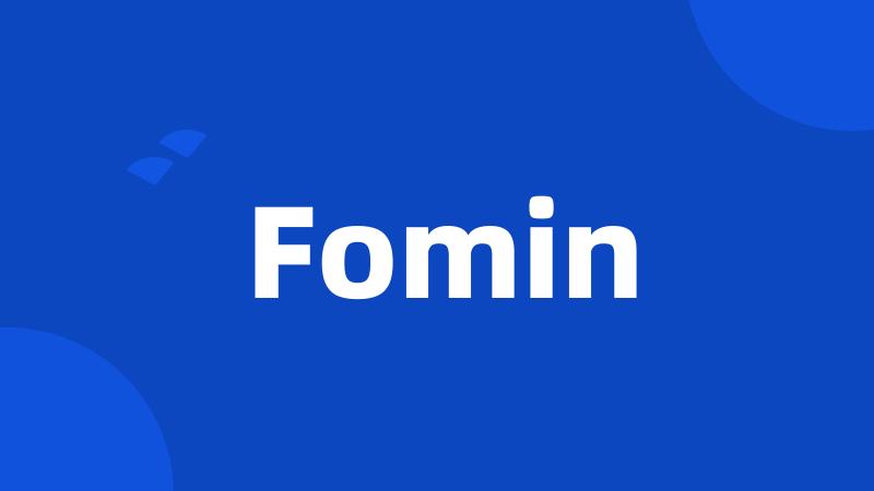 Fomin