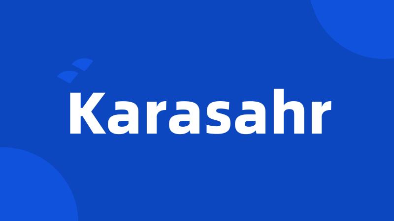 Karasahr