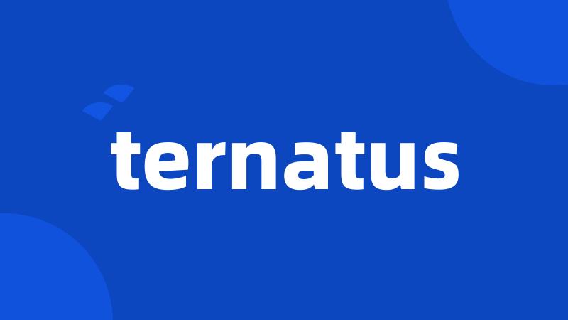 ternatus