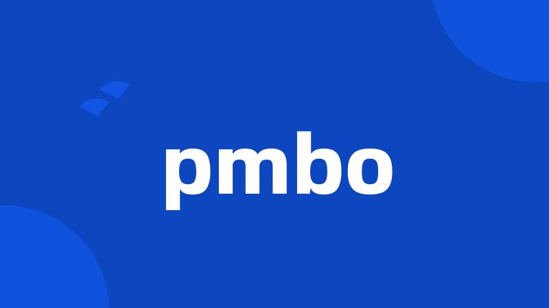 pmbo