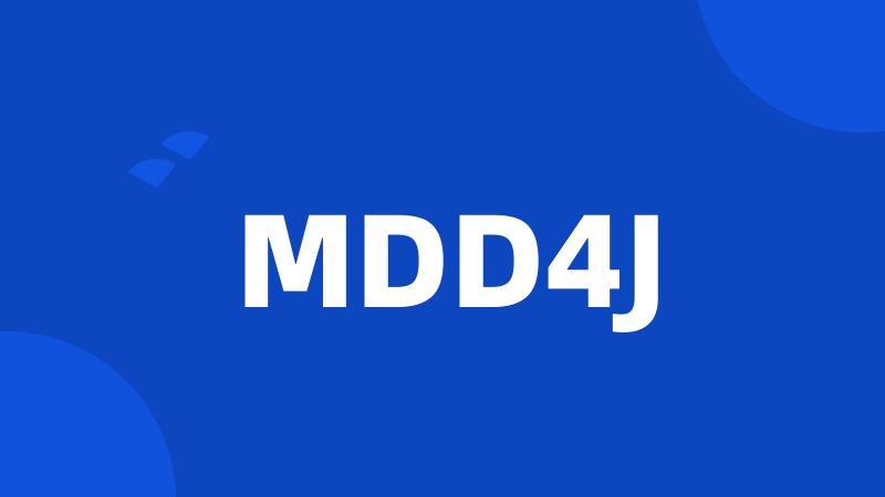 MDD4J