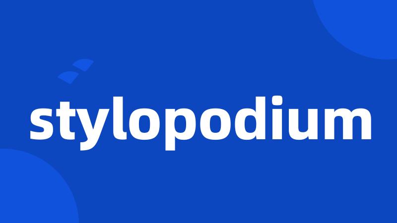 stylopodium