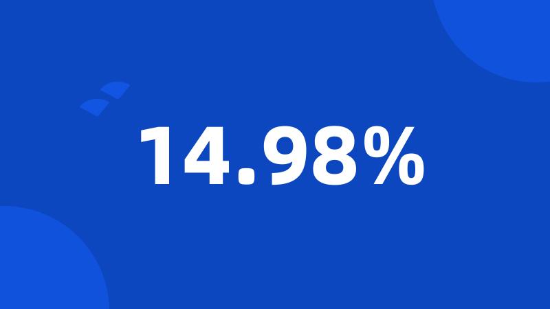 14.98%