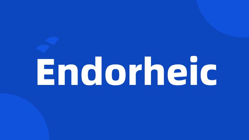 Endorheic