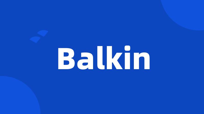 Balkin