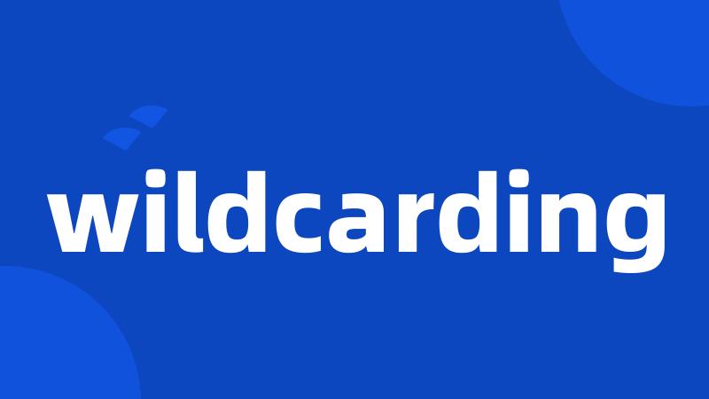 wildcarding