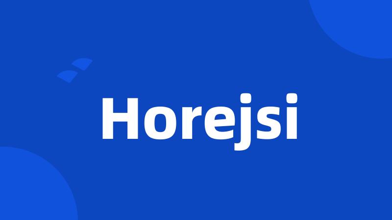 Horejsi