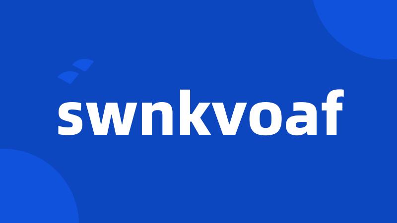 swnkvoaf