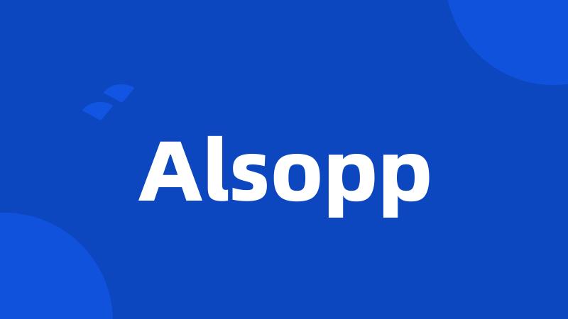 Alsopp