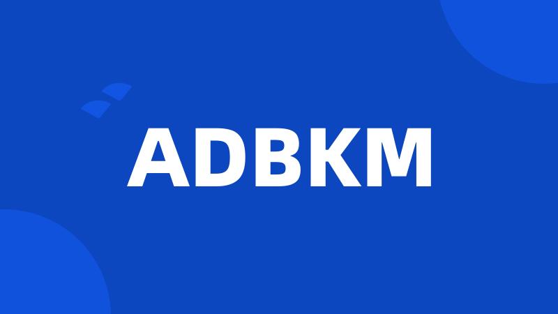 ADBKM