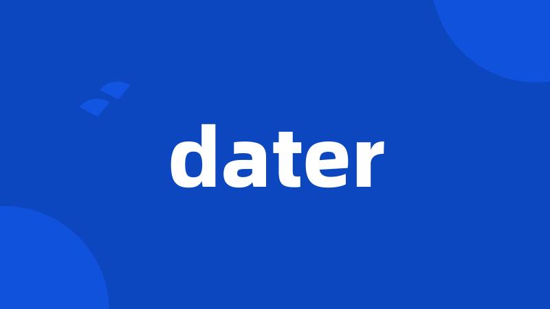 dater