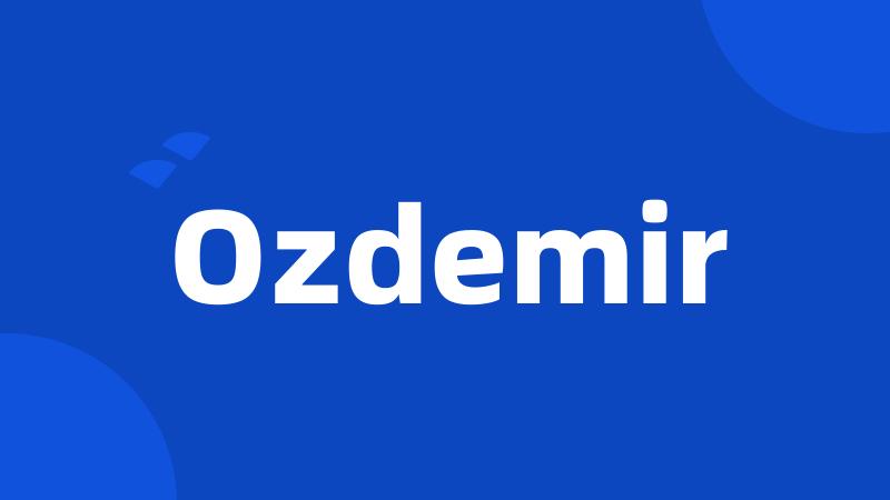 Ozdemir