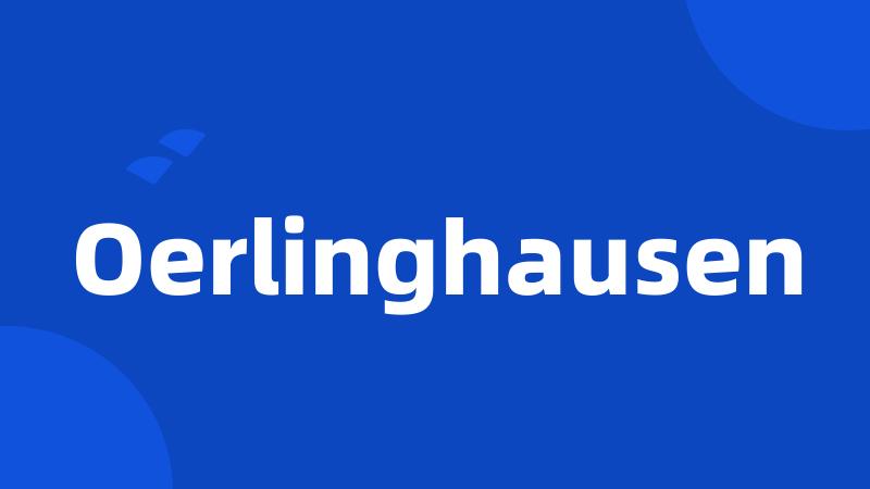 Oerlinghausen