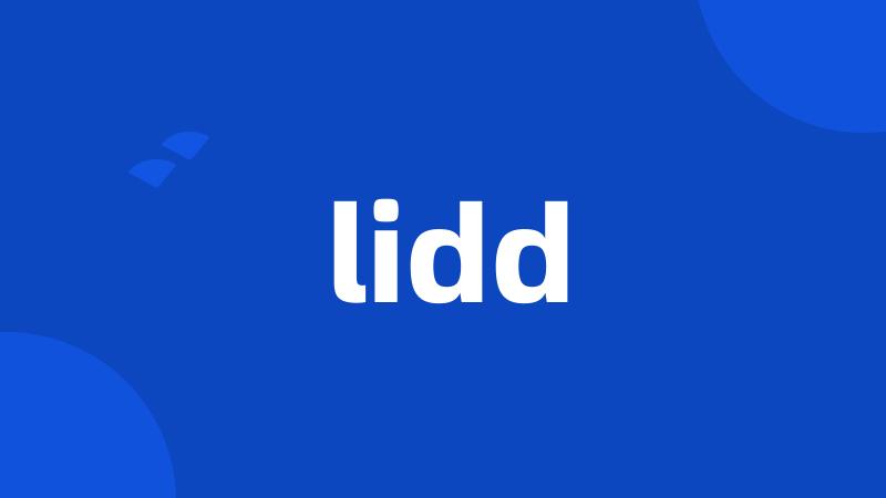 lidd