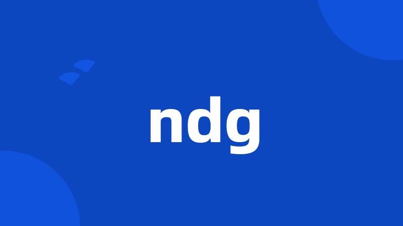 ndg