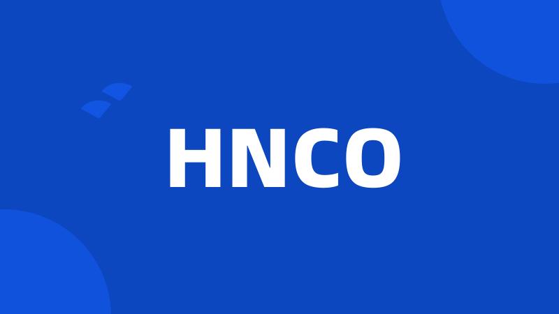 HNCO