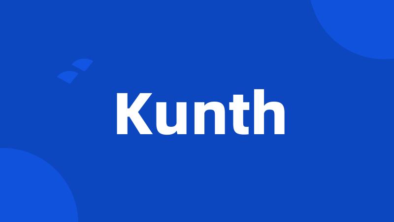 Kunth