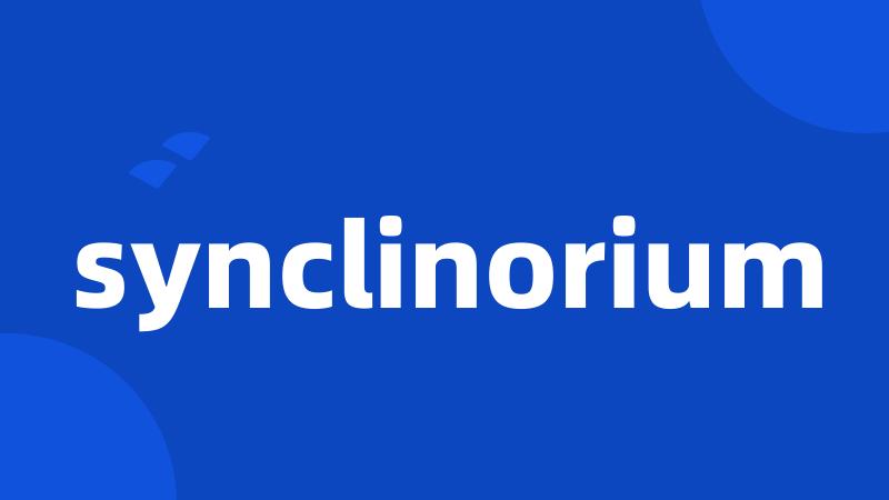 synclinorium