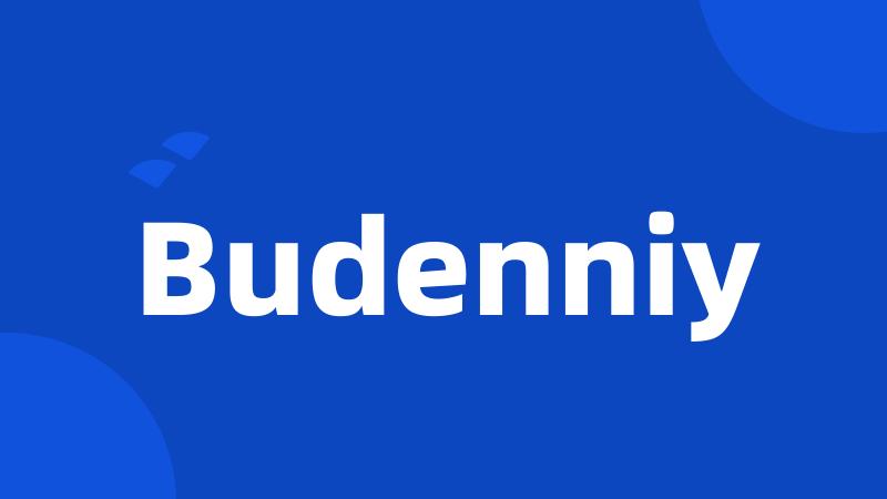 Budenniy