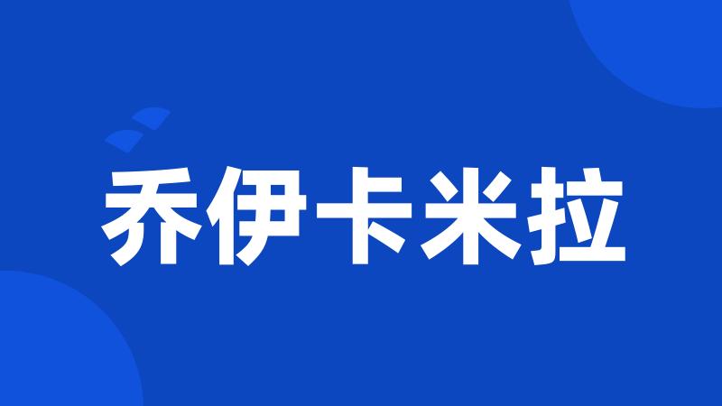 乔伊卡米拉