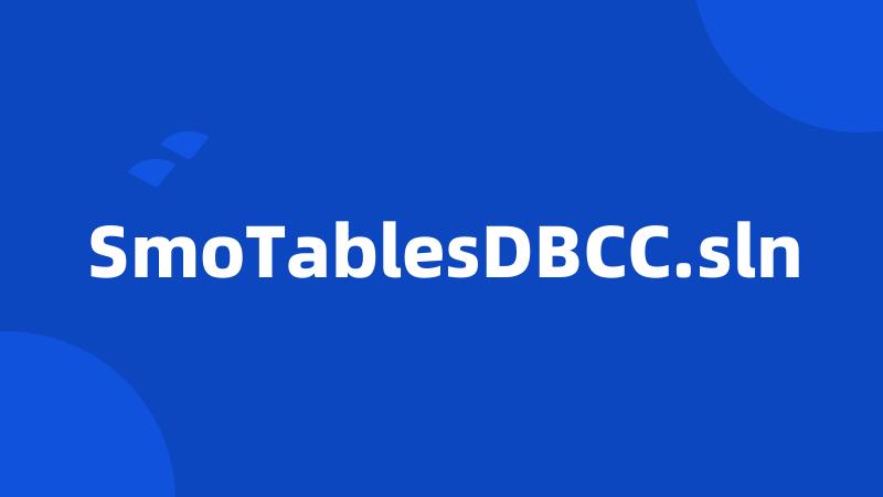 SmoTablesDBCC.sln