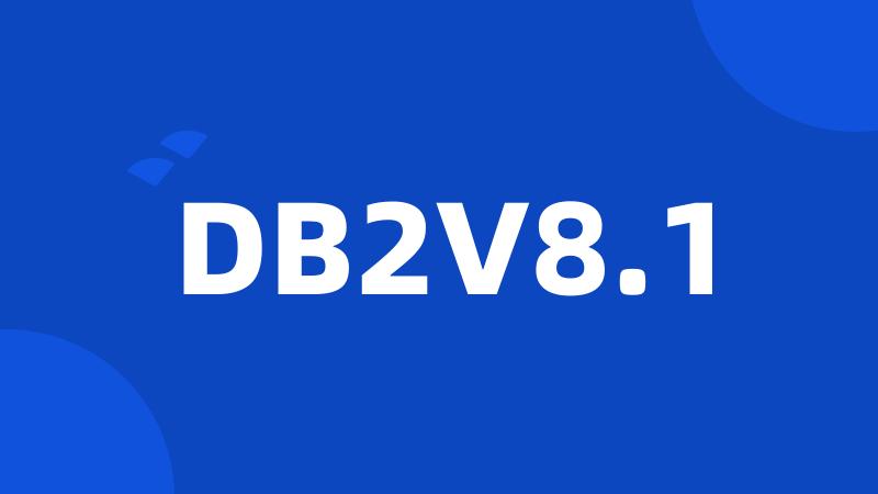 DB2V8.1