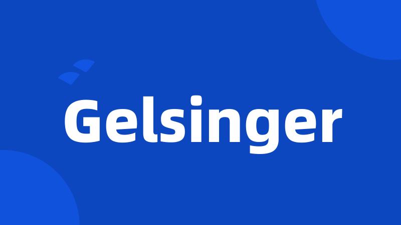 Gelsinger