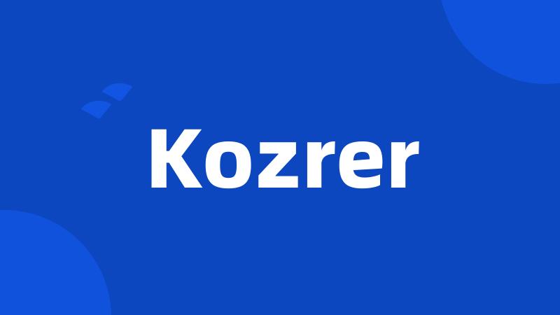 Kozrer