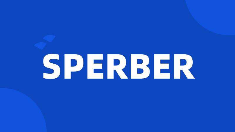 SPERBER