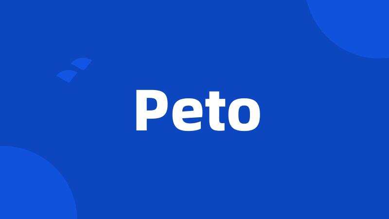 Peto