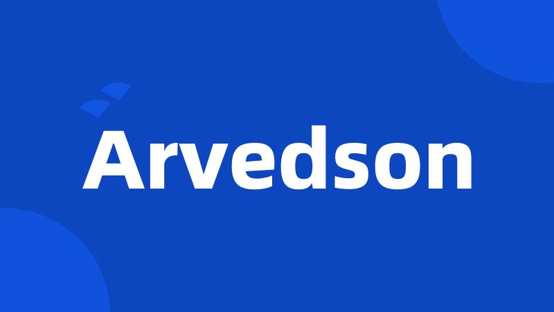 Arvedson