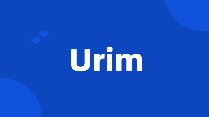 Urim