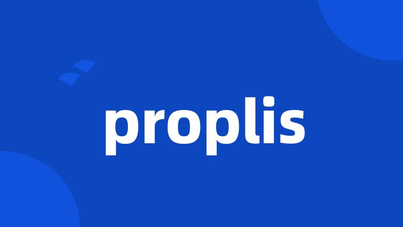 proplis