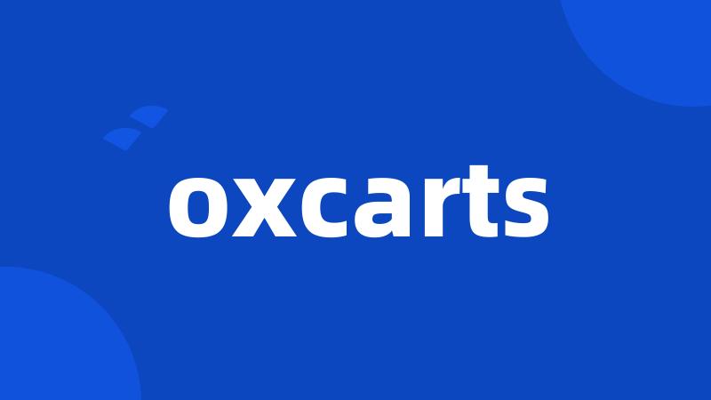 oxcarts