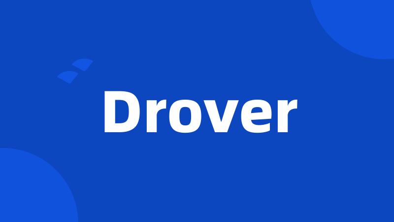 Drover