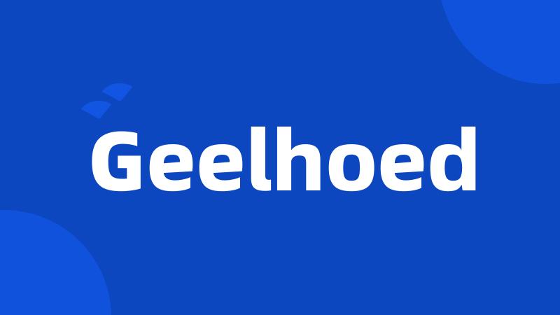 Geelhoed