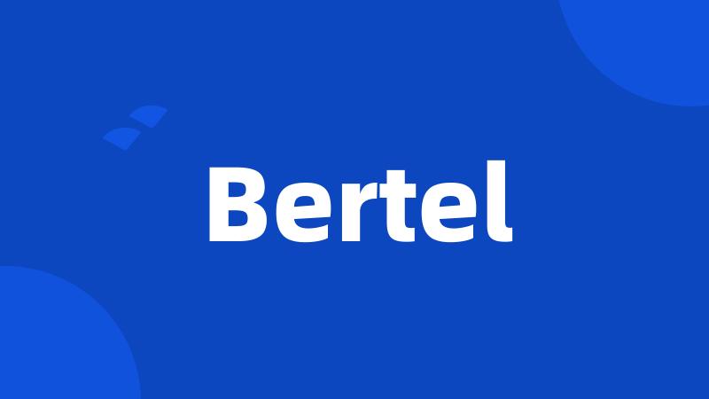 Bertel