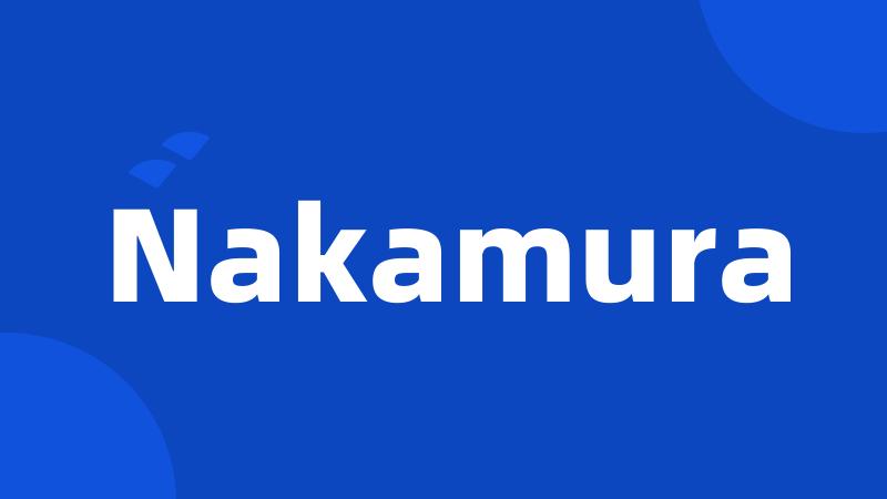 Nakamura