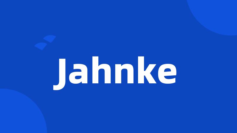 Jahnke