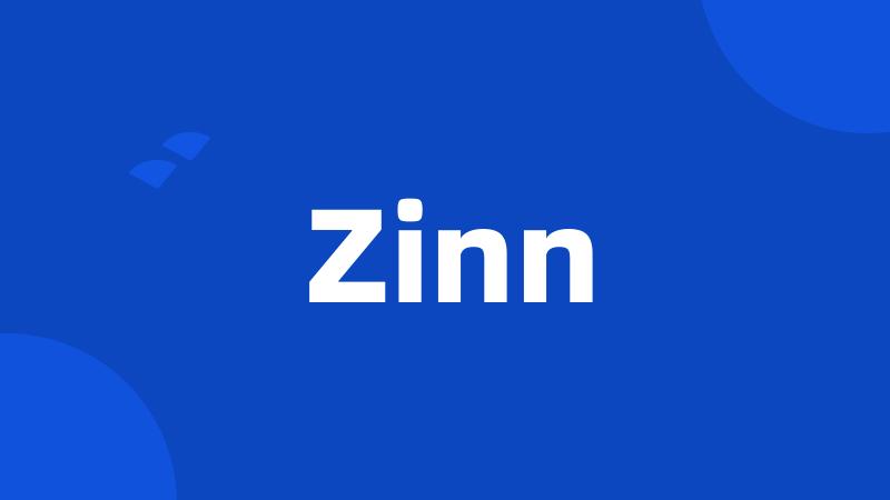 Zinn